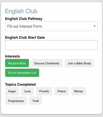 English Club Tile